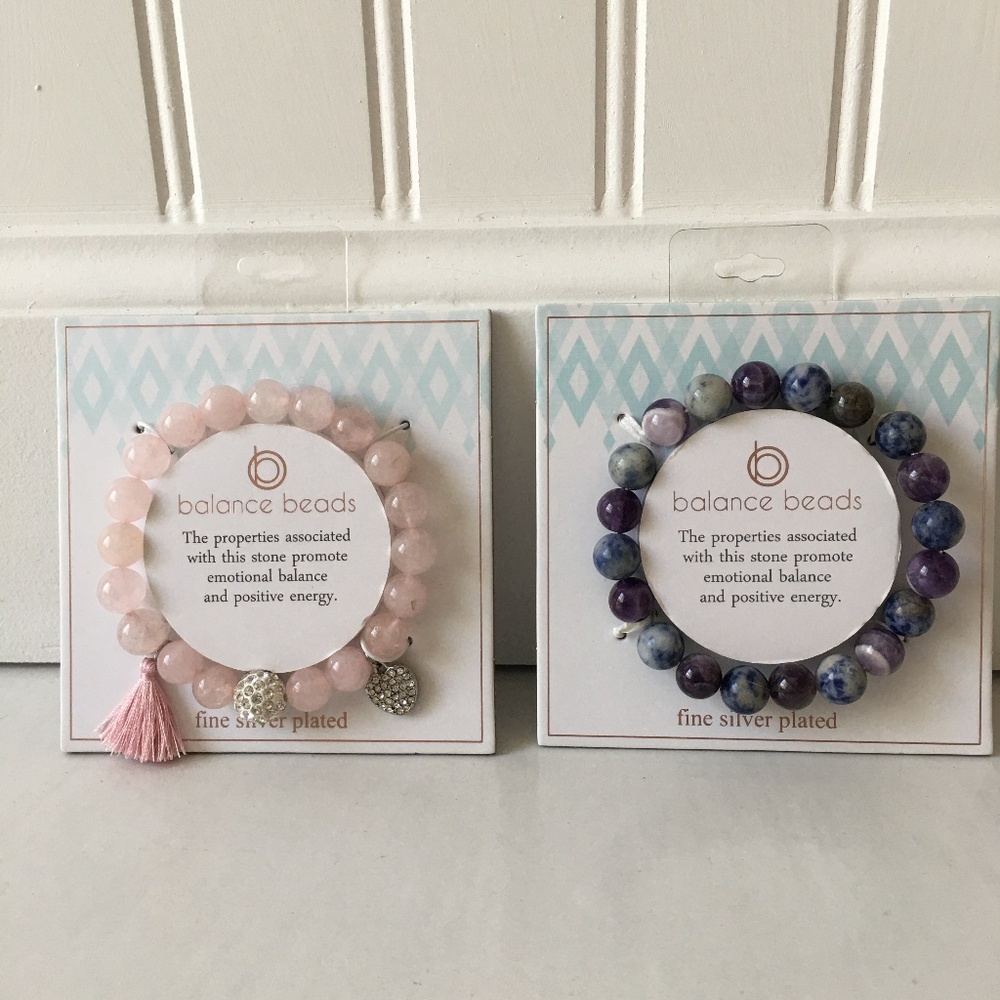 2 Stein Mart Balance Beads Bracelets
